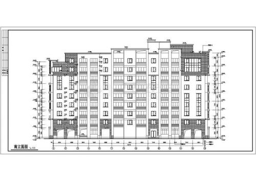 某地区九层纯住宅楼建筑设计方案图