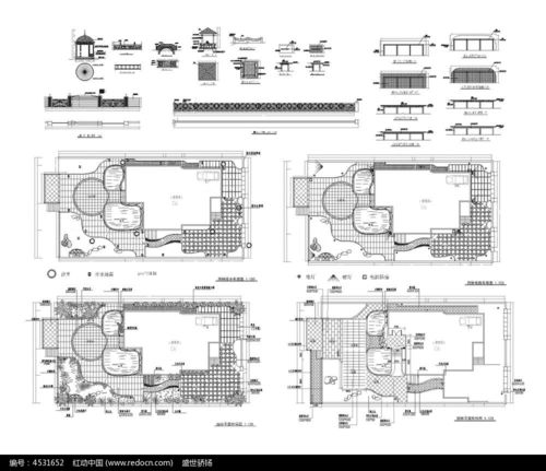 家居园林景观cad装修图下载 4531652